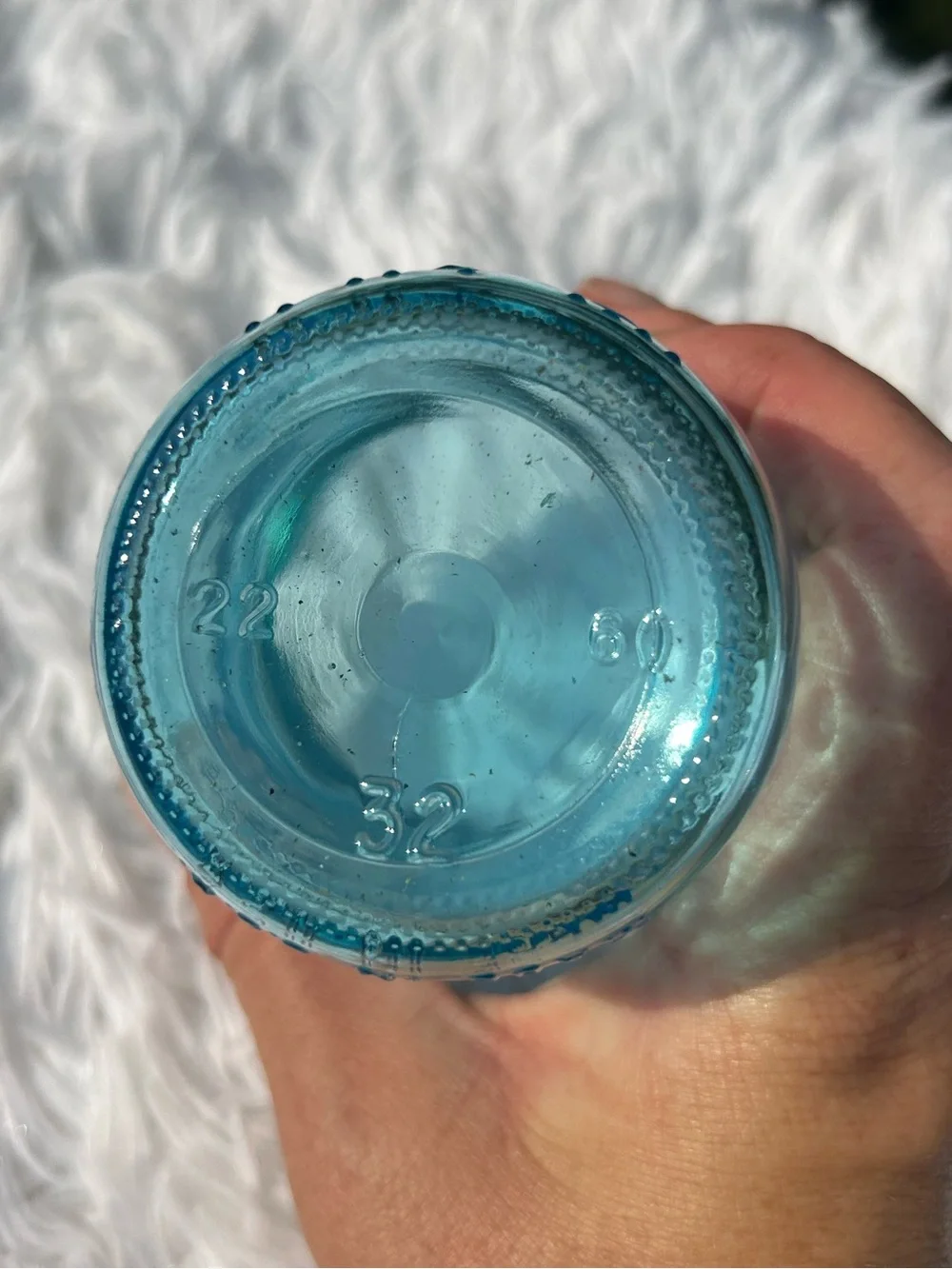 Ball Aqua Blue Regular Mouth Jelly Mason Jar Heritage Collection - Gently Used